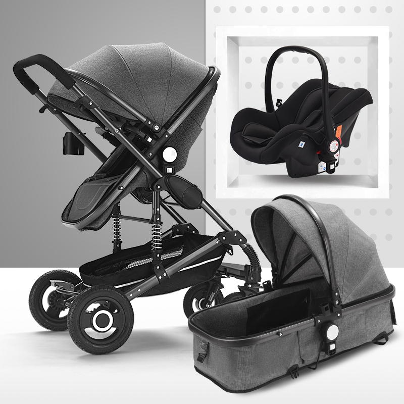 Baby Prams 3in1 Carrier Folding Stroller